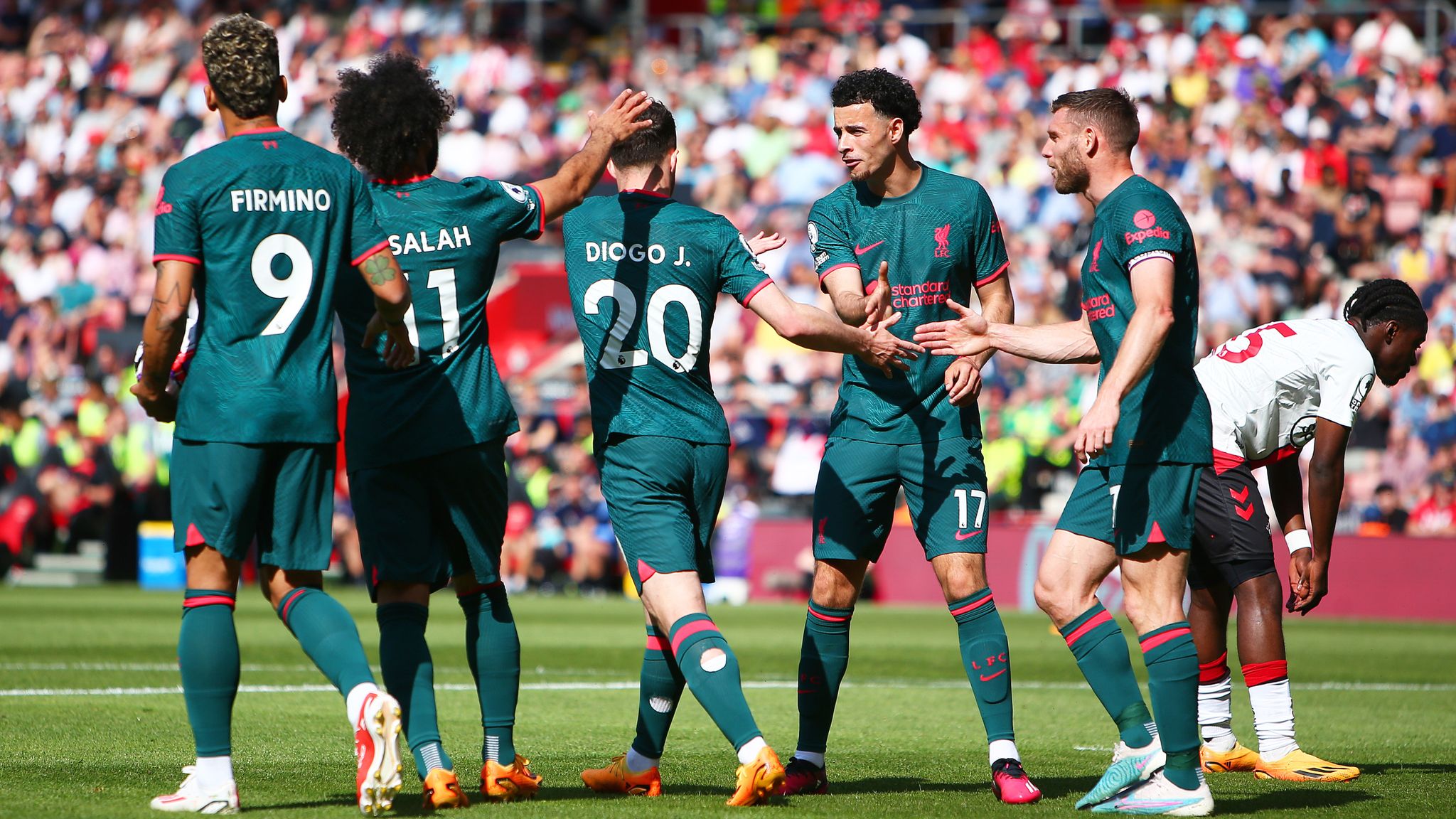 Southampton F.C. vs Liverpool F.C. timeline