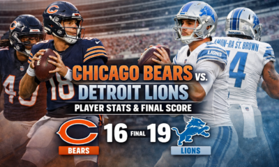 Chicago Bears vs Detroit Lions Match Player Stats